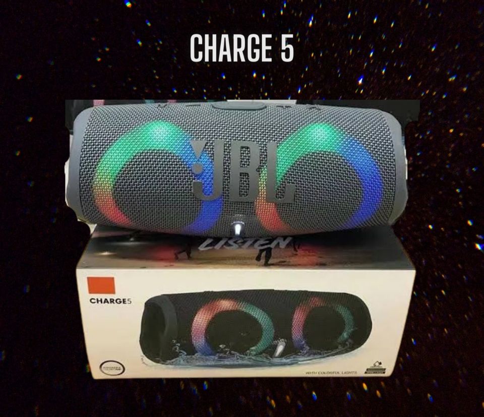 Bocina Jbl Charge 5 Bluetooth Portatil Waterproof Contra Agua con LUZ RGB