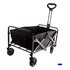 Carrito Vagon Plegable Multiusos Reforzado Camping De Carga Color Negro.