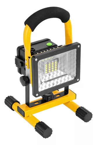 Reflector Led Recargable Lampara Portatil Para Campismo 30w