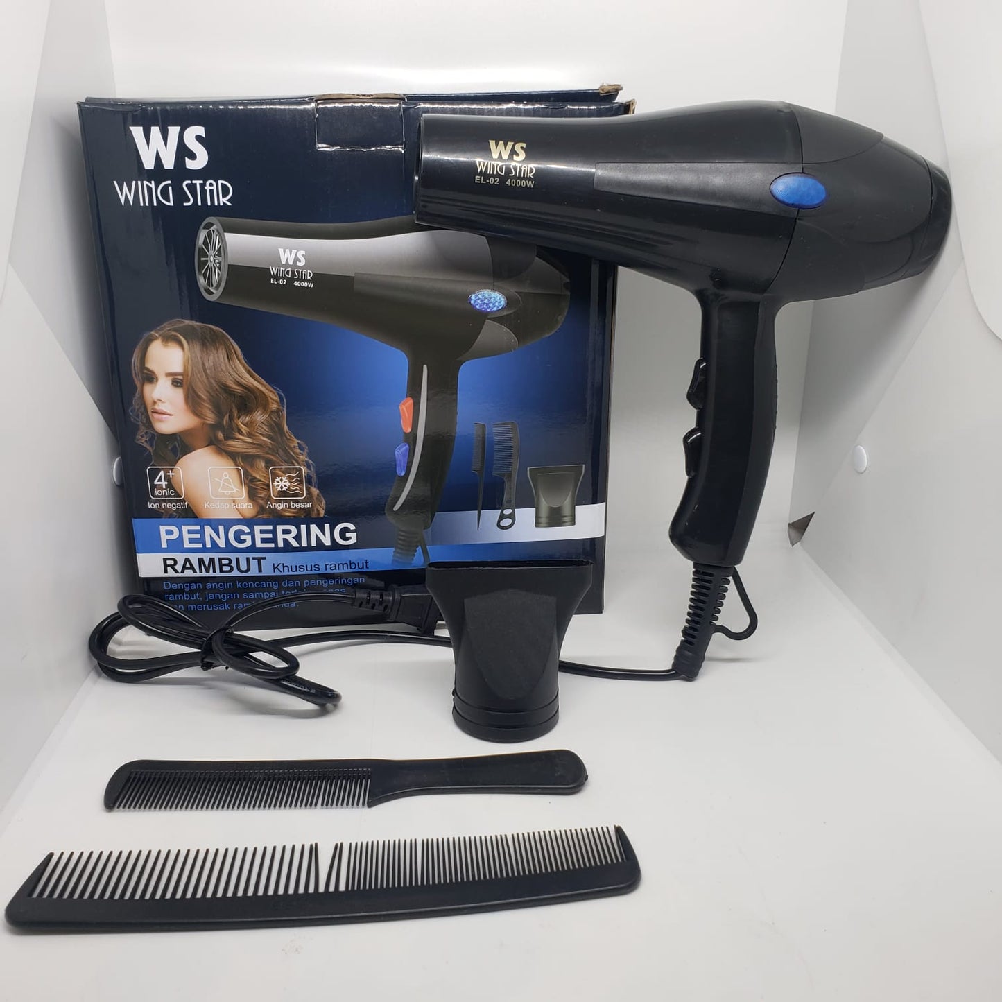 SECADORA DE CABELLO PROFESIONAL 4000W